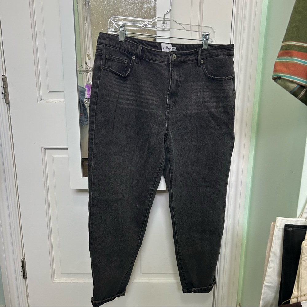 Princess Polly Black Mom Jeans